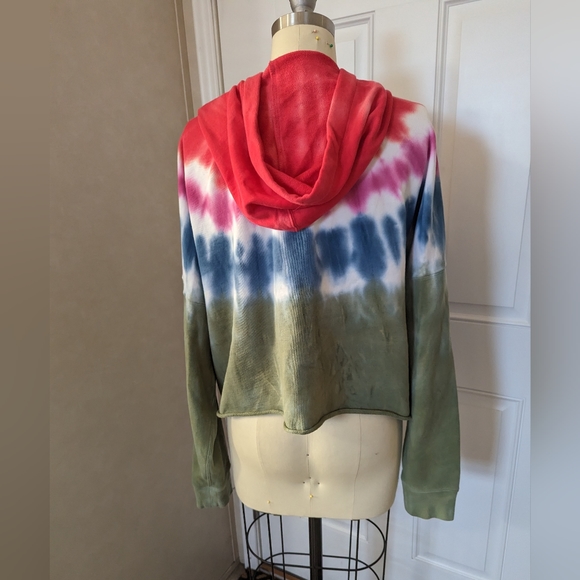 Calvin Klein Jeans Tie-Dye Crop Hoodie - Picture 4 of 8